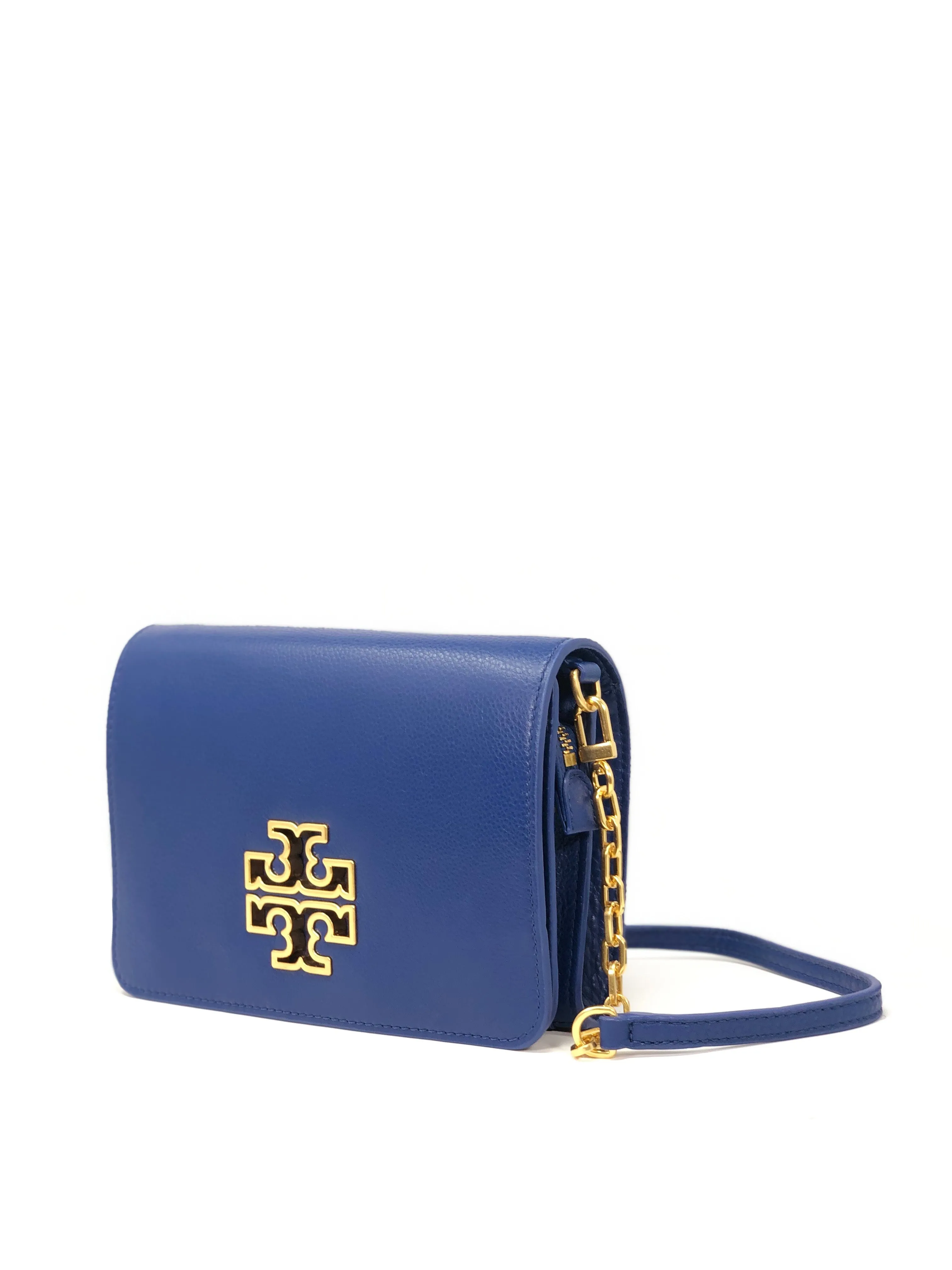Tory Burch Fresh Blueberry / Rolled Gold Britten Combo Crossbody sold by Ruumur product image thumbnail 3