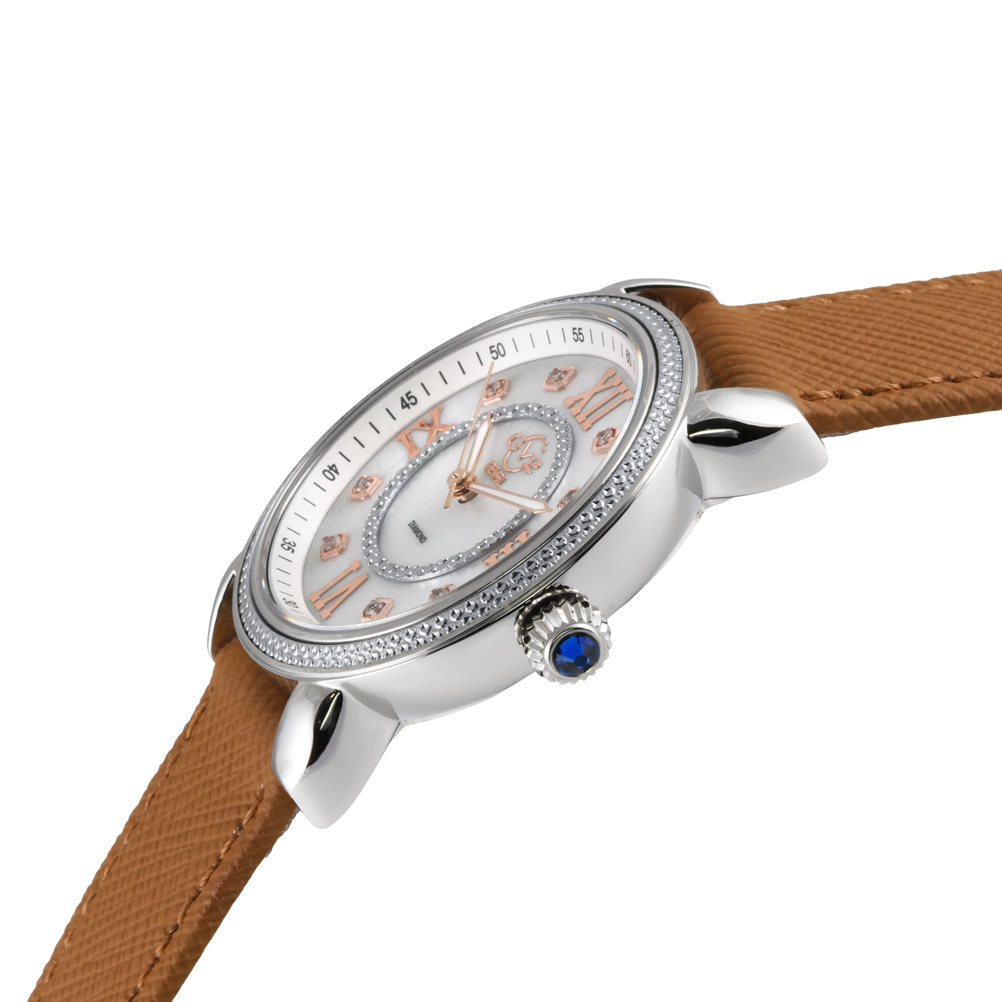 GV2 by Gevril Women's Marsala Vegan 37mm Quartz Watch 9860-V2 sold by Ruumur product image thumbnail 3