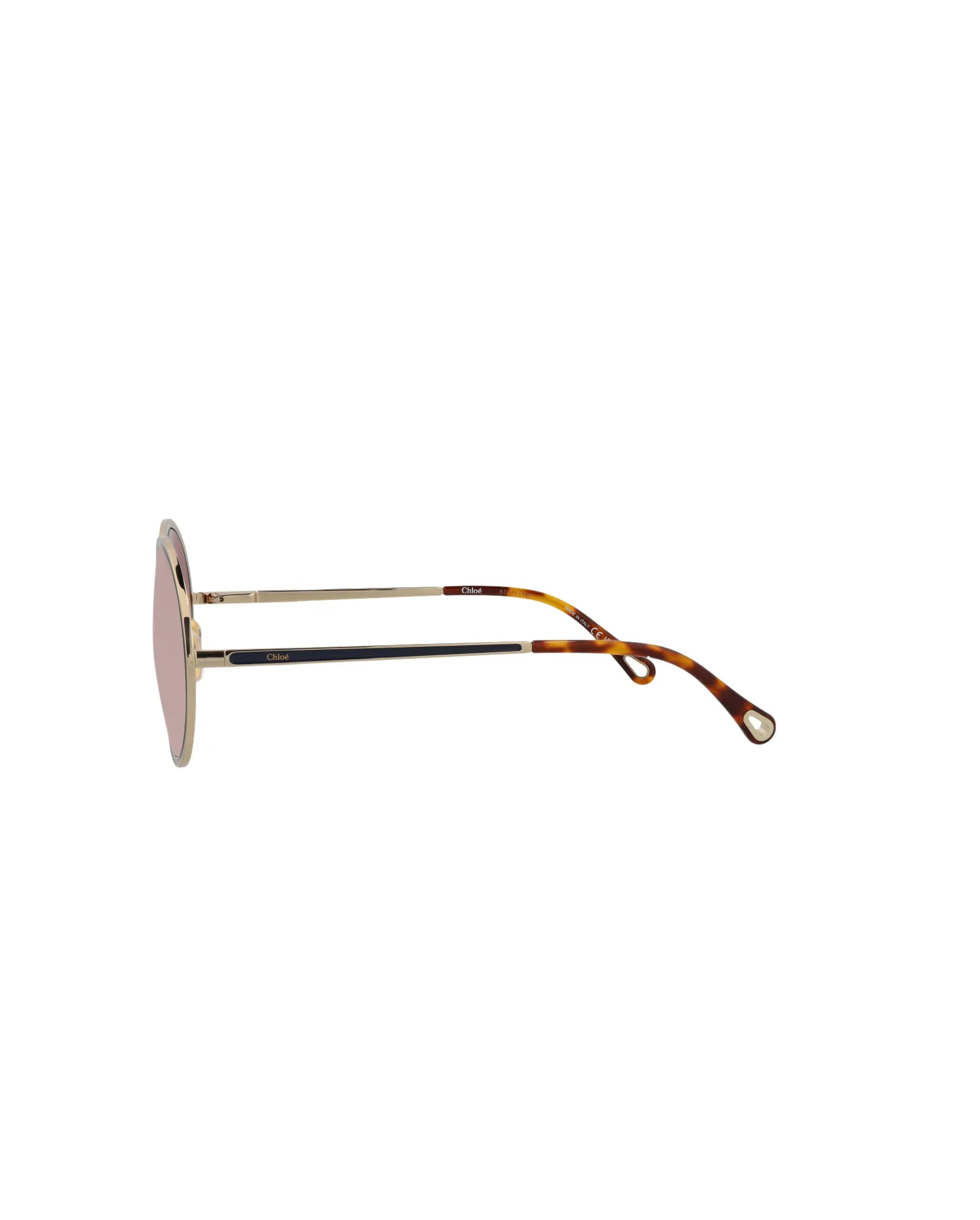 Chloe Round-Frame Metal Sunglasses, Style # CH0100S-30012459003 sold by Ruumur product image thumbnail 3