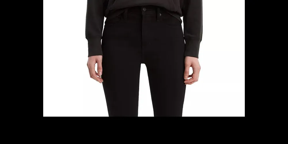 Levi's Women's Metallic Logo Print Hoodie Black Size Medium sold by Ruumur product image thumbnail 3
