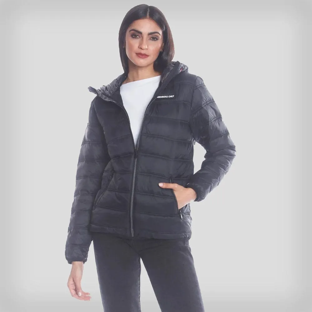 Members Only Women's Solid Packable Oversized Jacket sold by Ruumur product image thumbnail 4