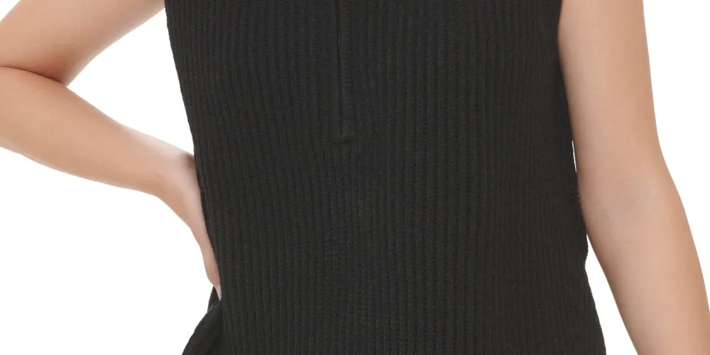 Calvin Klein Jeans Women's Ribbed Sleeveless Top Black Size Small sold by Ruumur product image thumbnail 3