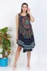 India Blue Women's Medallion Print Dress sold by Ruumur