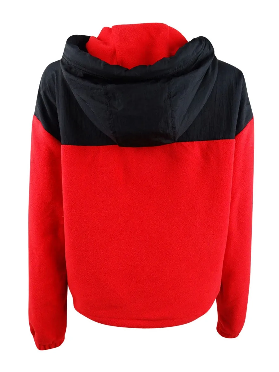 Tommy Hilfiger Women's Polar Fleece Half Zip Hoodie Red Size X-Small sold by Ruumur product image thumbnail 2