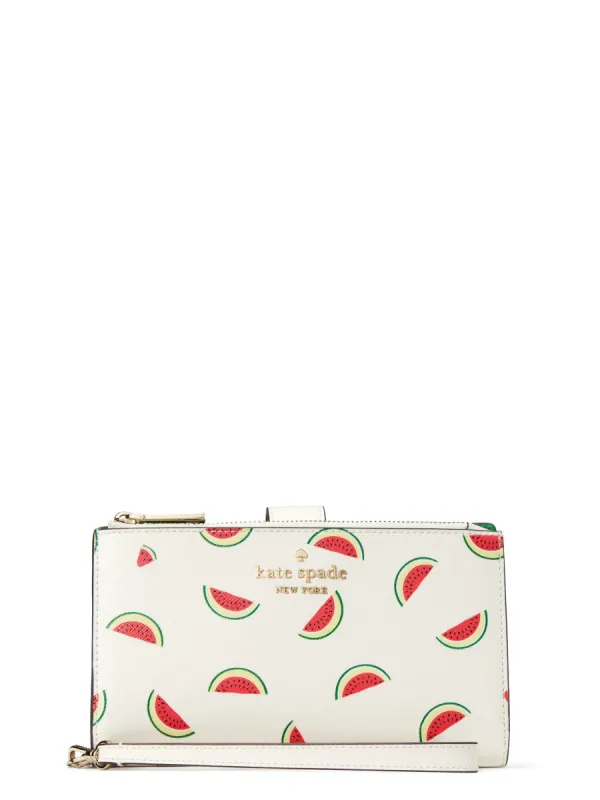 Kate Spade Staci Watermelon Party Phone Wallet Wristlet sold by Ruumur