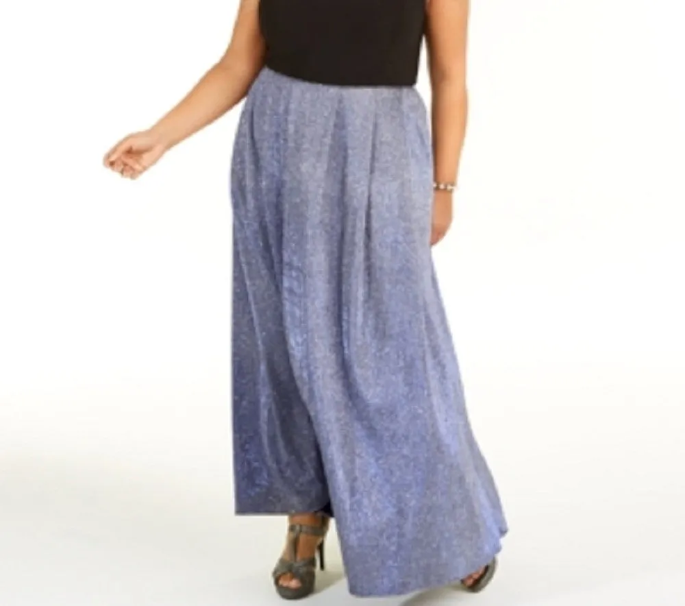 Morgan & Co Women's Trendy Plus Cold Shoulder Dress Black Size 16W sold by Ruumur product image thumbnail 3