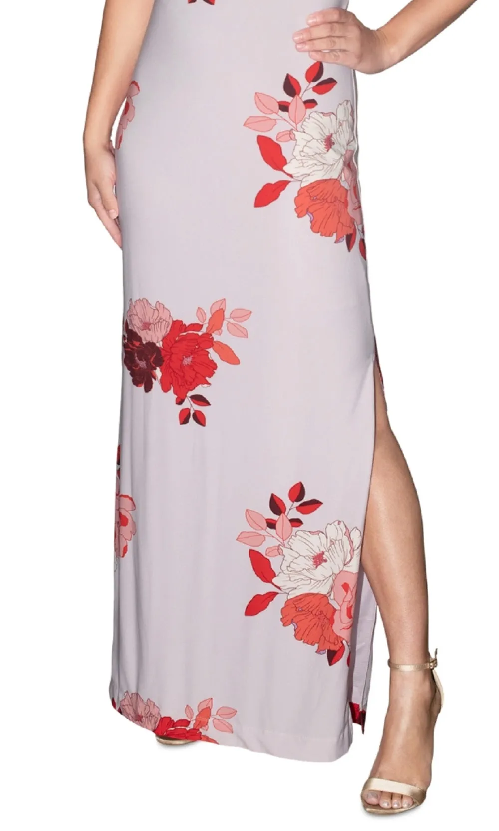 Rachel Roy Women's Crisscross Halter Maxi Dress Purple Size Medium sold by Ruumur product image thumbnail 3