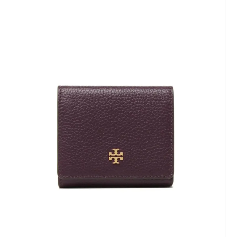 Tory Burch New Plum Blake Trifold Wallet sold by Ruumur