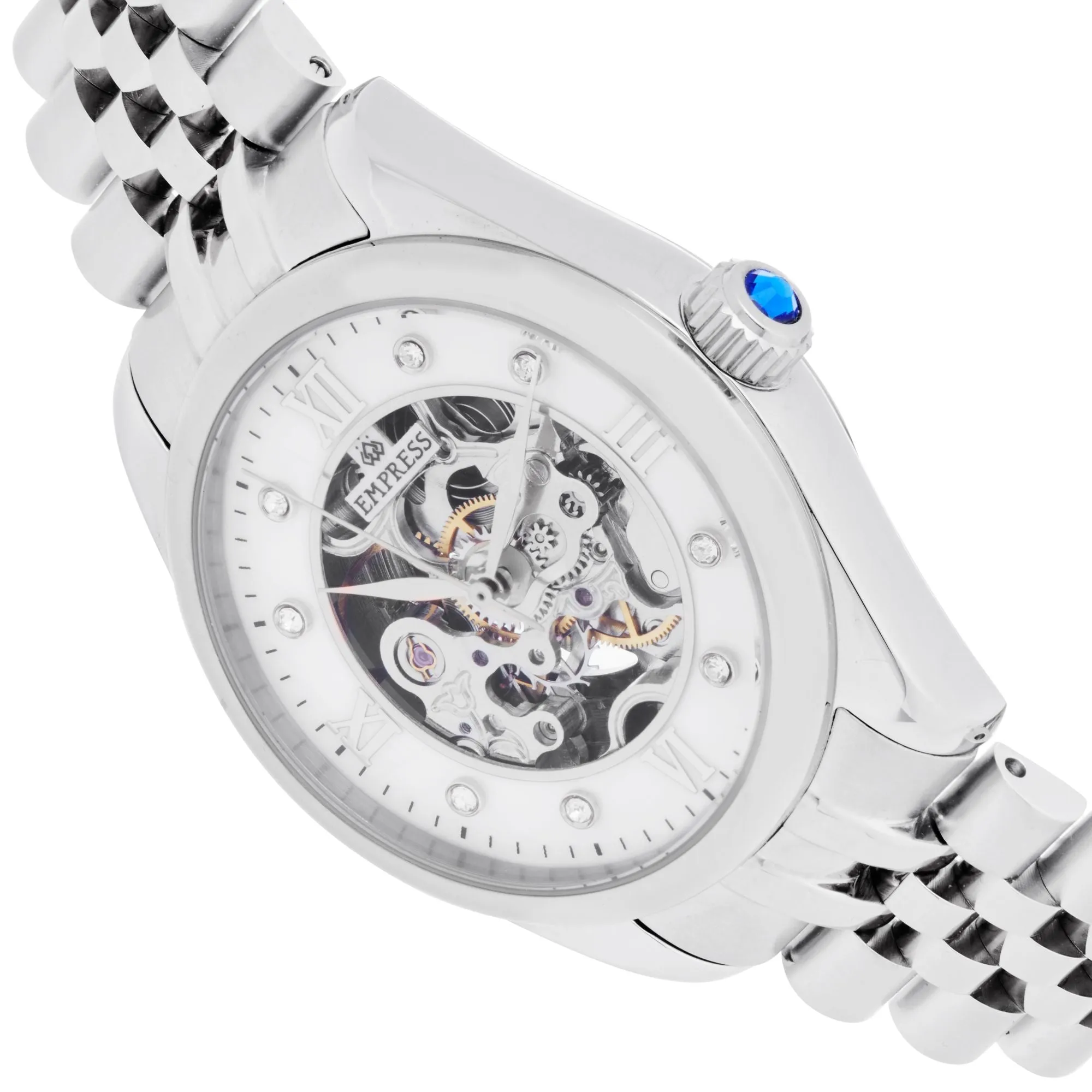 Empress Magnolia Automatic MOP Skeleton Dial Bracelet Watch sold by Ruumur product image thumbnail 4
