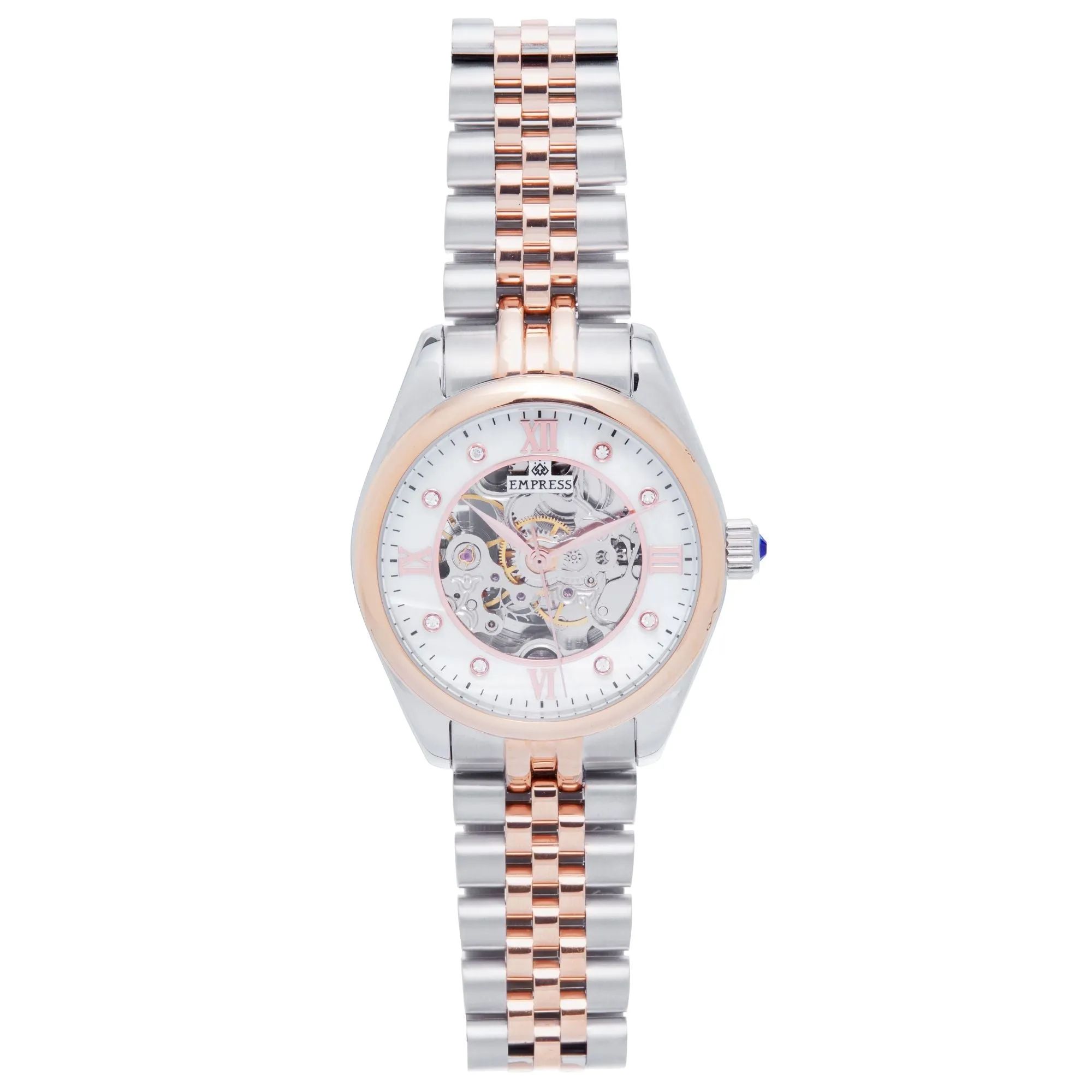 Empress Magnolia Automatic MOP Skeleton Dial Bracelet Watch sold by Ruumur product image thumbnail 5