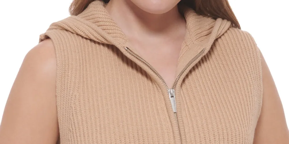 Calvin Klein Jeans Women's Ribbed Sleeveless Top Beige Size X-Small sold by Ruumur product image thumbnail 2