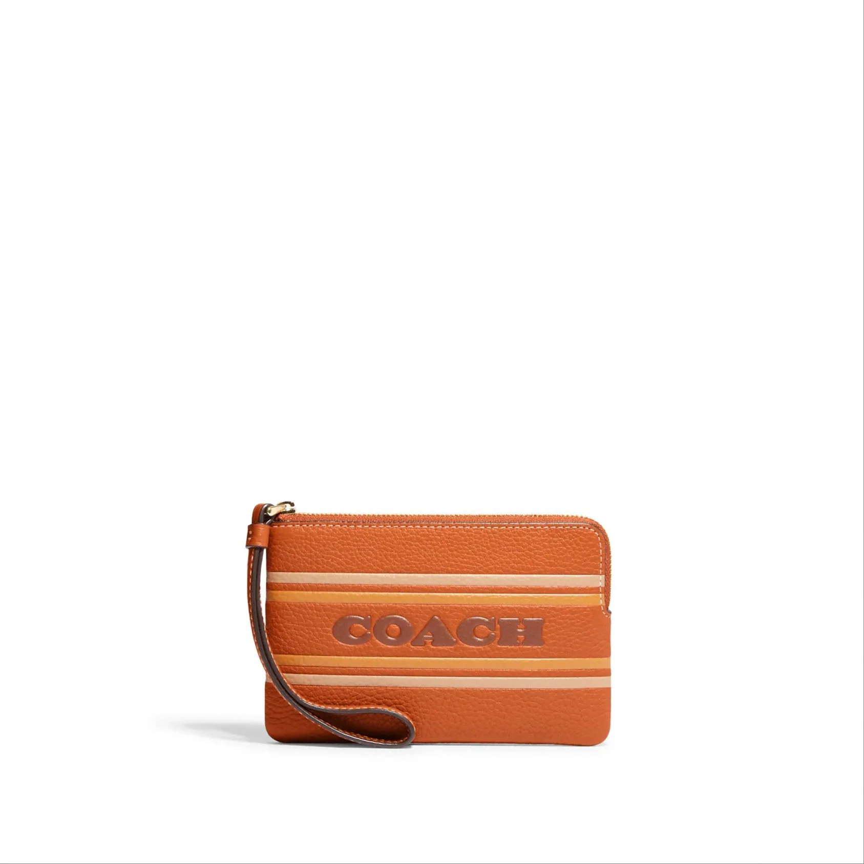 Coach Corner Zip Wristlet With Coach Stripe sold by Ruumur product image thumbnail 3