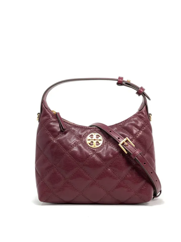 Tory Burch Claret Willa Mini Hobo sold by Ruumur