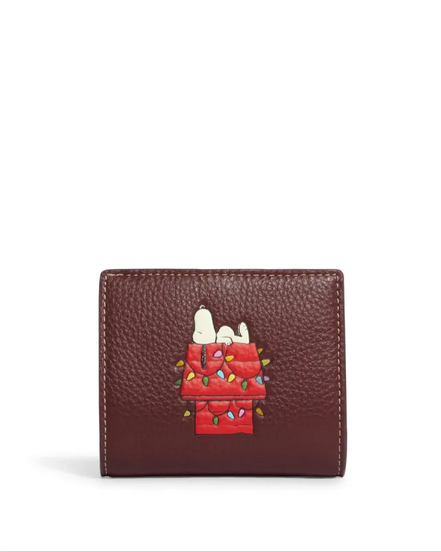 Coach Coach X Peanuts Snap Wallet With Snoopy Lights Motif sold by Ruumur