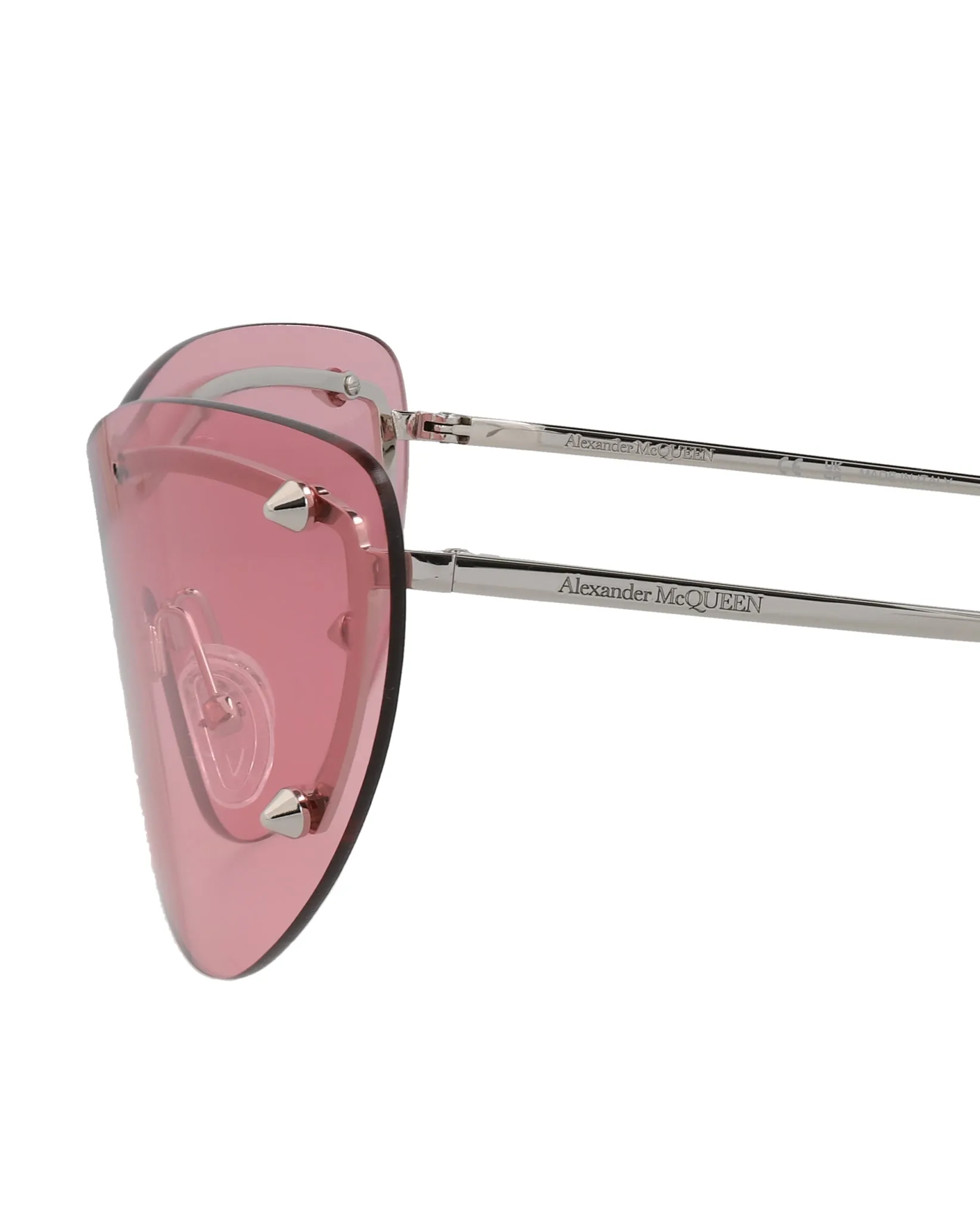 Alexander McQueen Cat Eye-Frame Metal Sunglasses, Style # AM0413S-30014342003 sold by Ruumur product image thumbnail 3