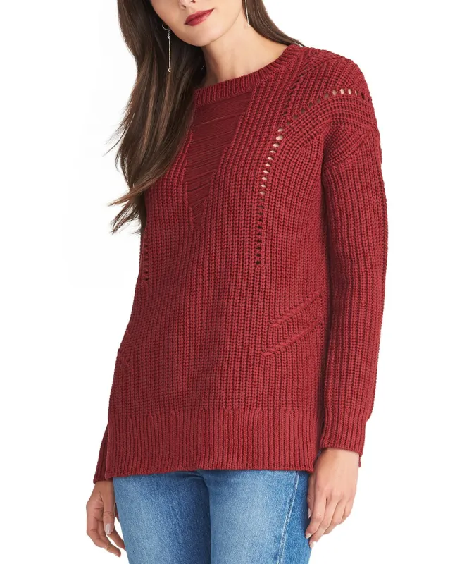 Rachel Rachel Roy Women's Textured Sweater Red Size Large sold by Ruumur
