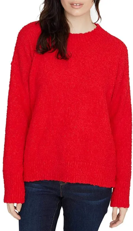 Sanctuary Women's Teddy Sweater Red Size Large made by Sanctuary