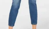 Vanilla Star Women's Belted Cropped Jeans Blue Size 11 sold by Ruumur