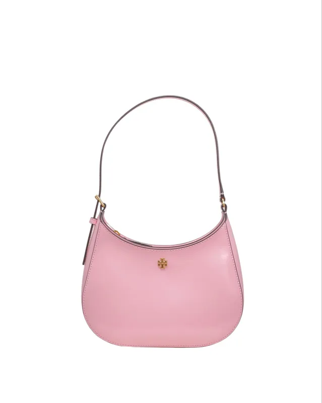 Tory Burch Pink Plie Emerson Patent Zip Shoulder Bag sold by Ruumur
