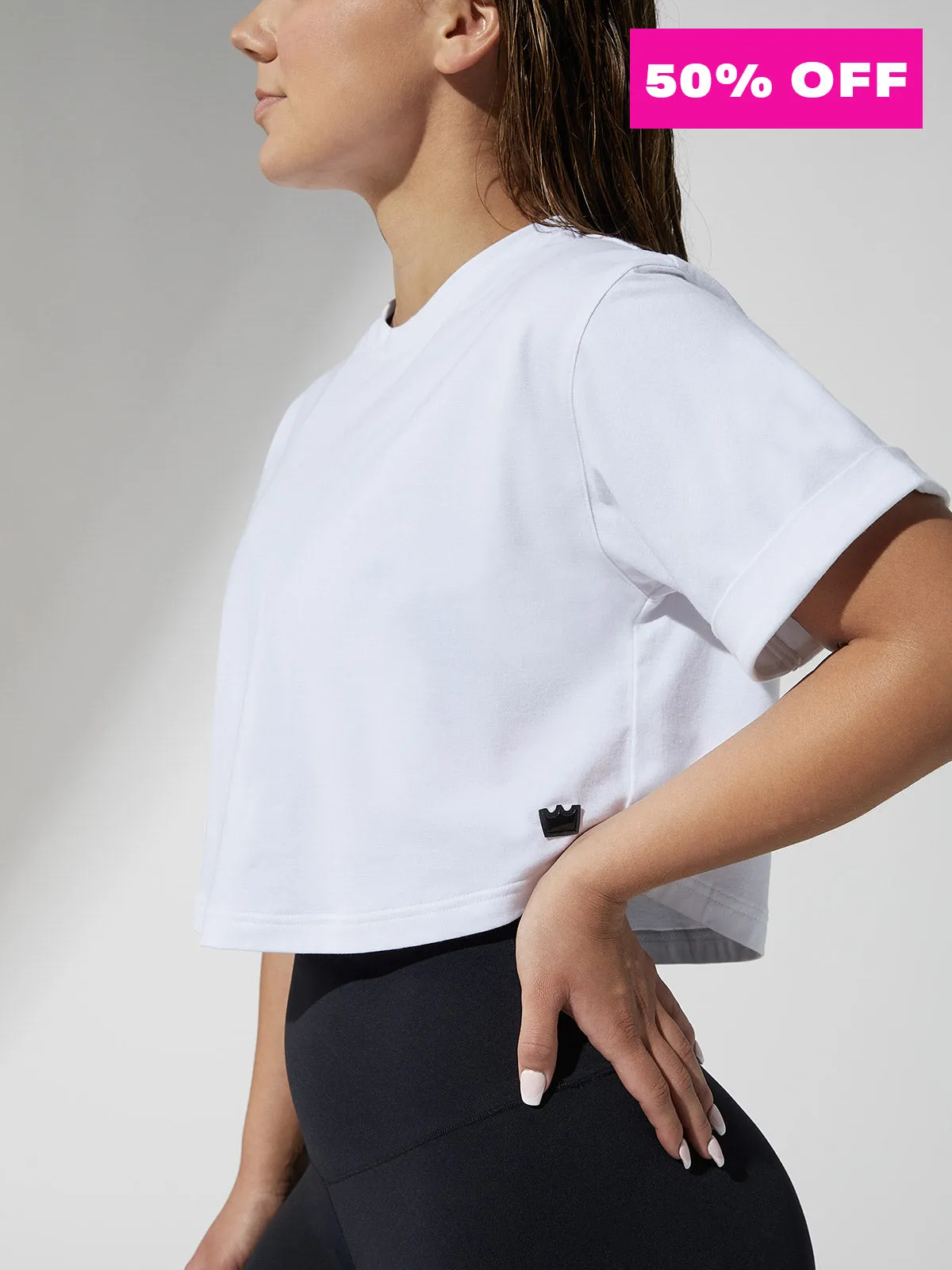 Drop Shoulder Tee sold by SHEFIT