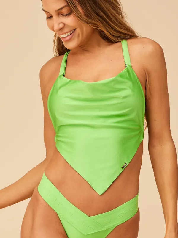 Handkerchief Swim Clip Tank sold by SHEFIT