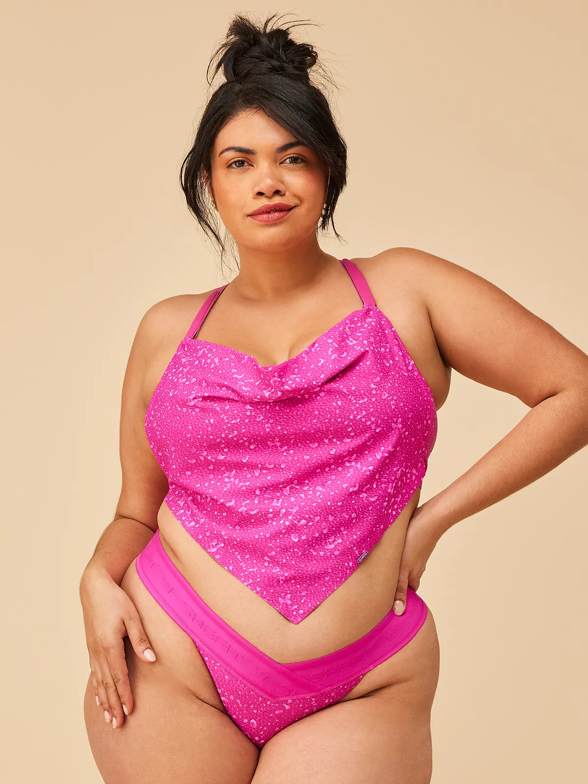 Handkerchief Swim Clip Tank sold by SHEFIT product image thumbnail 5