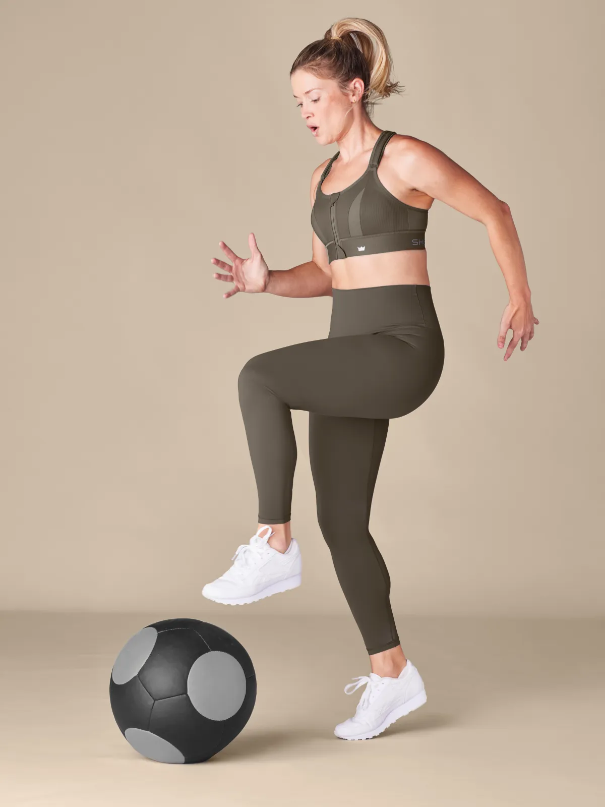 Boss Leggings - Stone Clay sold by SHEFIT product image thumbnail 4