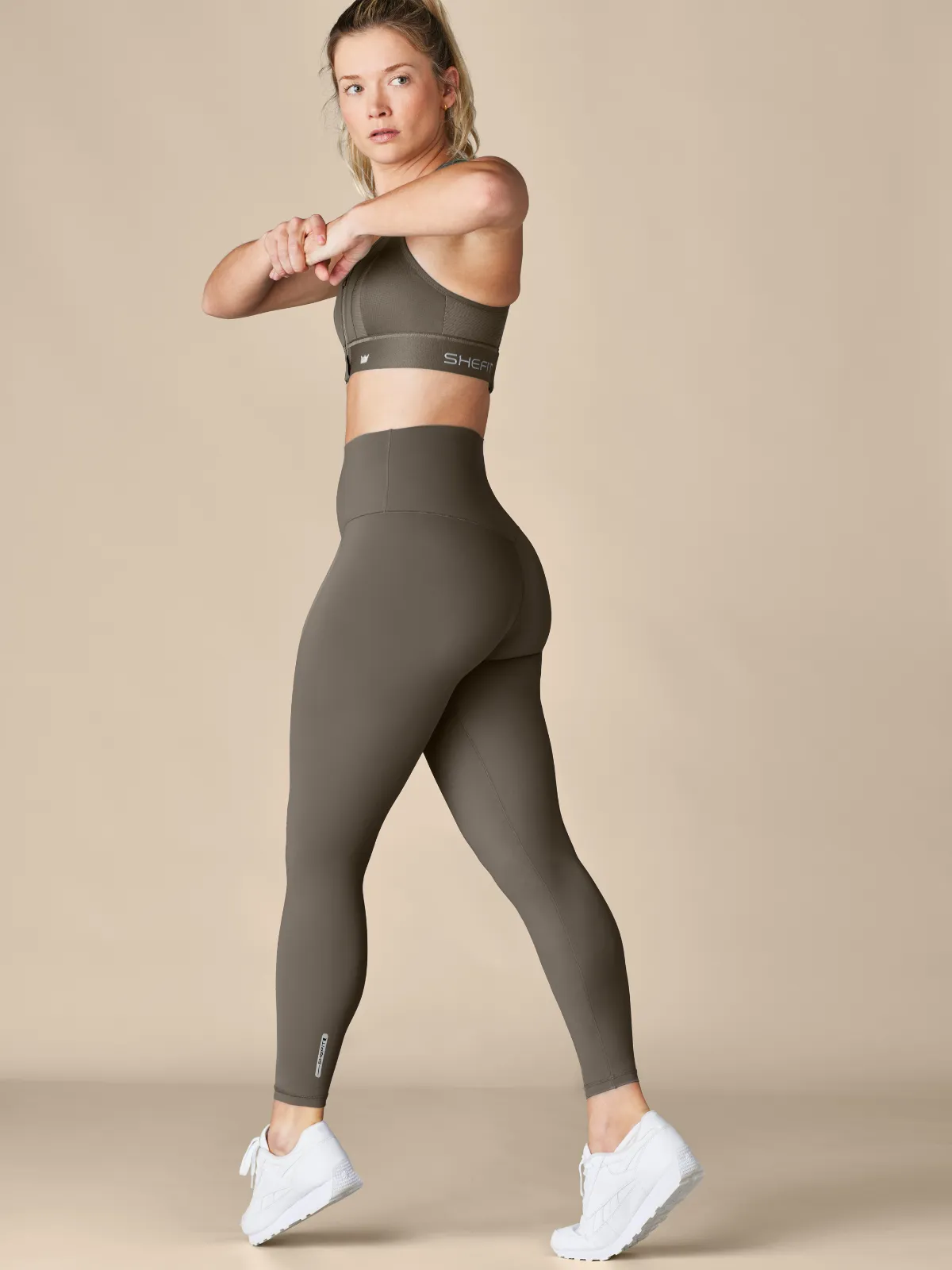 Boss Leggings - Stone Clay sold by SHEFIT