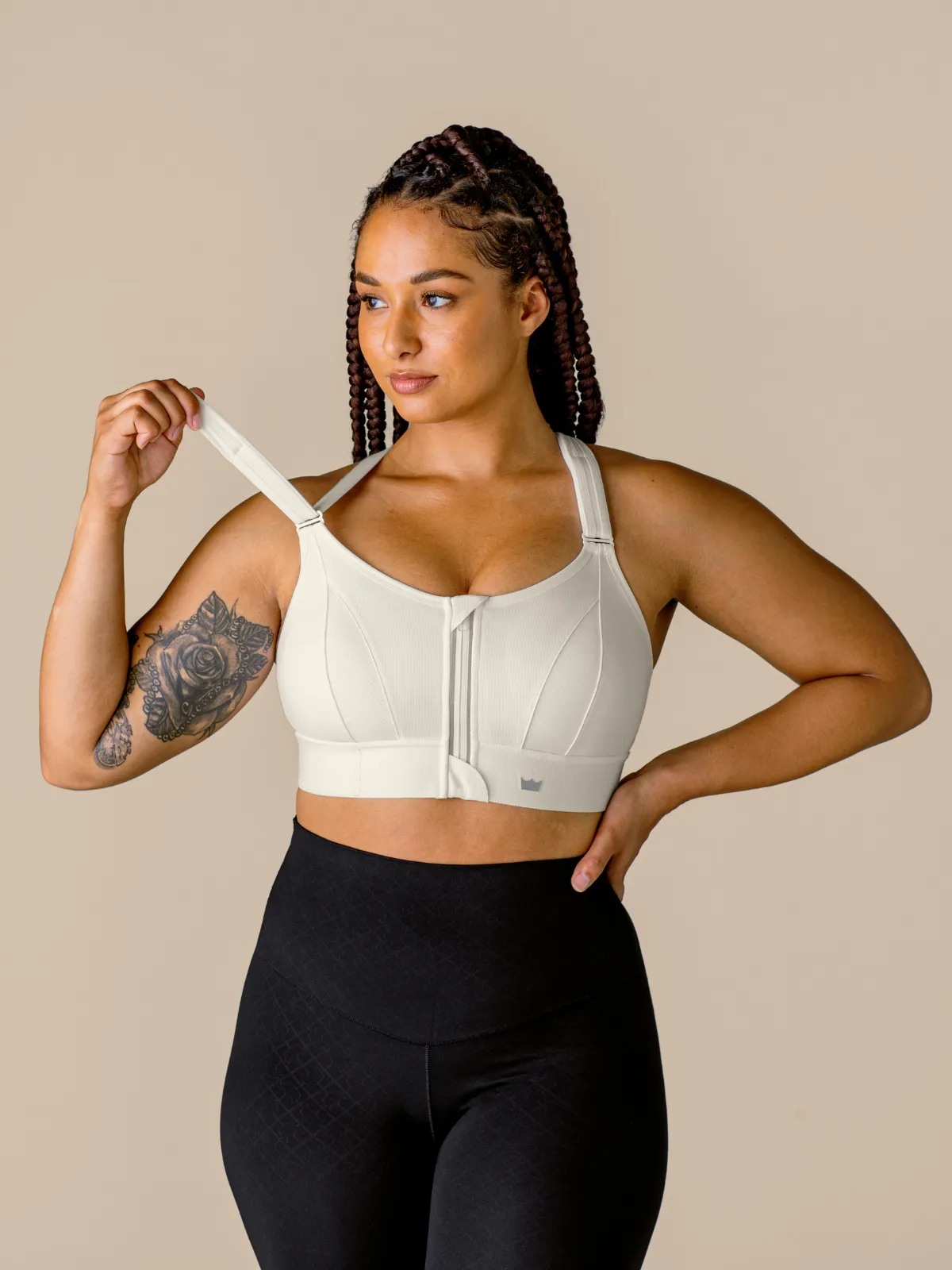 Ultimate Sports Bra® - Ivory Drive sold by SHEFIT product image thumbnail 4