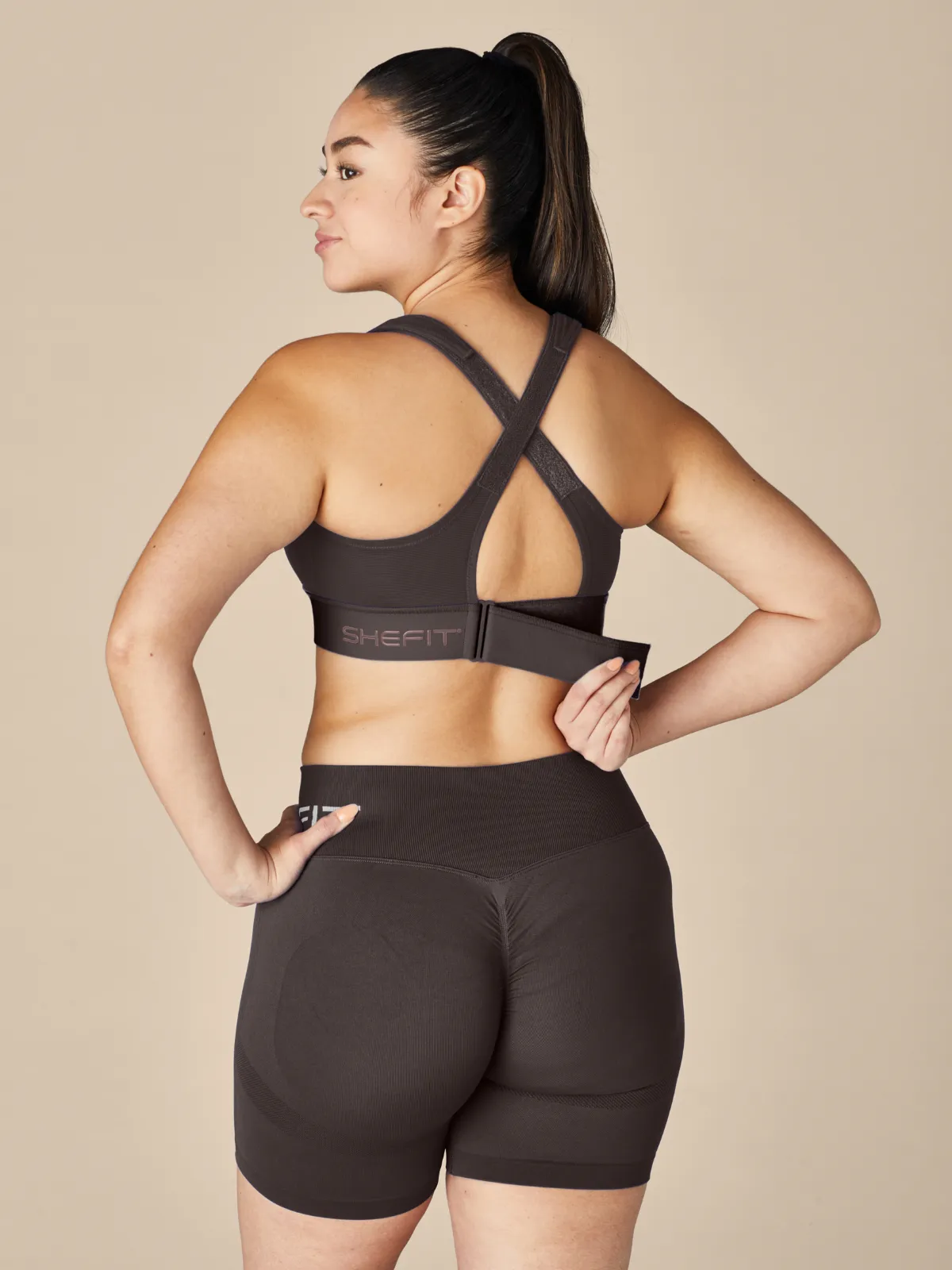 Ultimate Sports Bra® - Chocolate Triumph sold by SHEFIT product image thumbnail 4