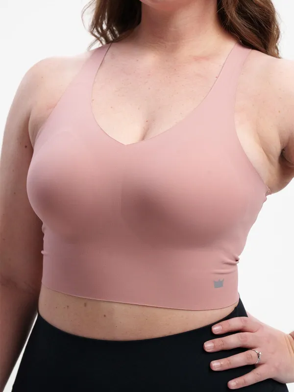 Boss Longline Bra - Rose Clay sold by SHEFIT