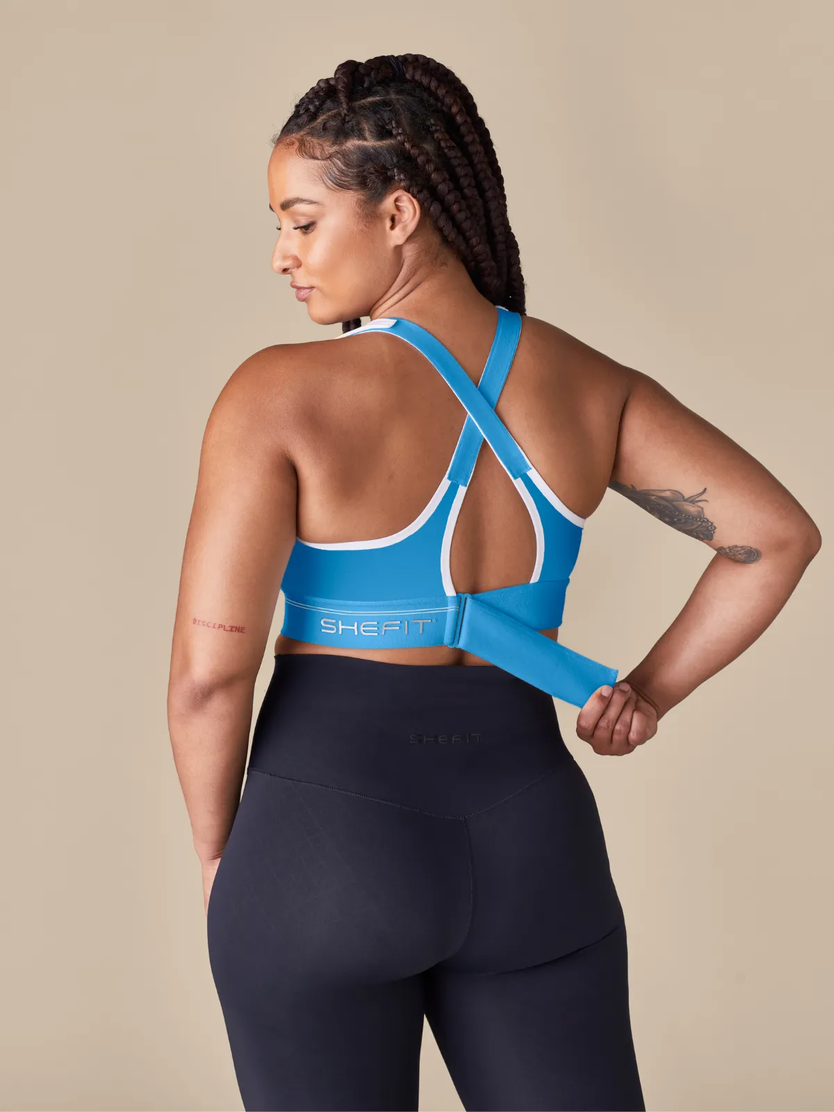 Flex Sports Bra - Bold Pool Blue sold by SHEFIT product image thumbnail 4