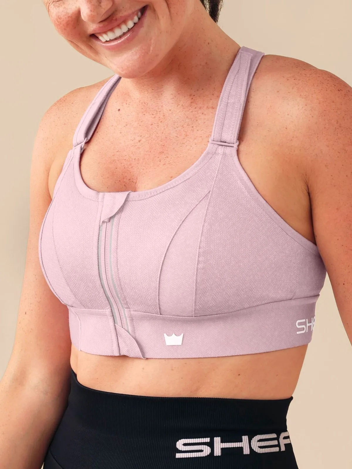 Ultimate Sports Bra® - Lilac Rise Tweed sold by SHEFIT