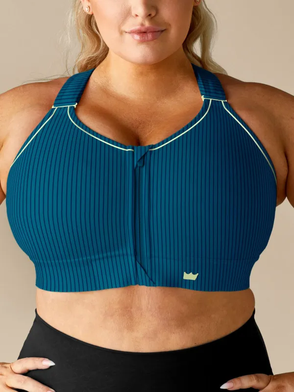 Flex Sports Bra - Indigo Grind sold by SHEFIT