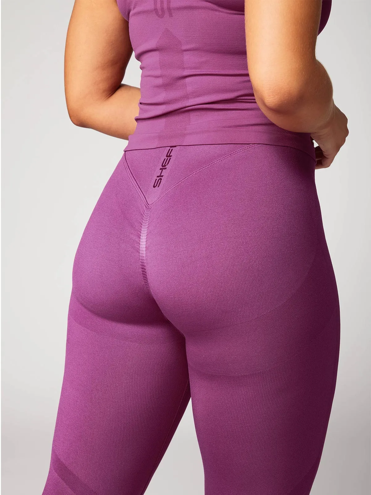 Seamless Leggings - Plum Wine sold by SHEFIT product image thumbnail 2