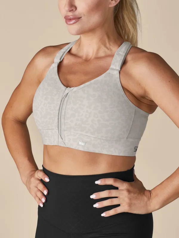 Flex Sports Bra - Steel Cheetah made by SHEFIT