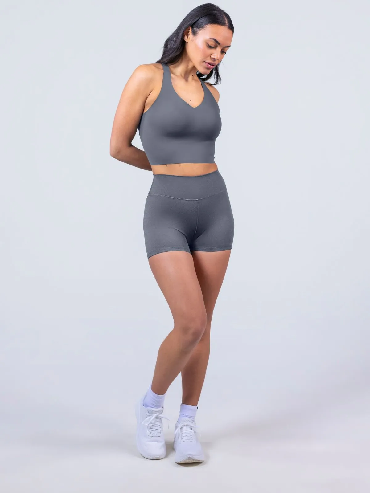 Boss Longline Bra - Steady Grey sold by SHEFIT product image thumbnail 3