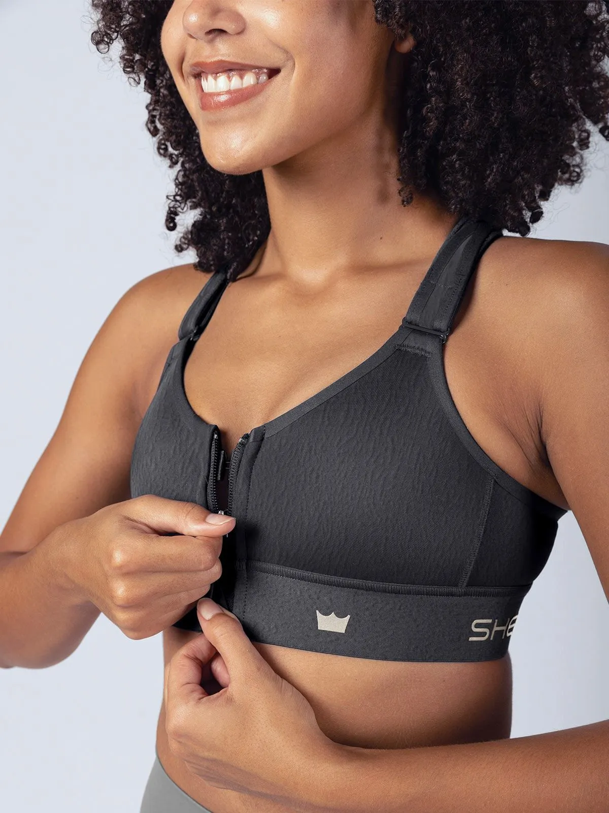 Flex Sports Bra™ - Black Jacquard sold by SHEFIT product image thumbnail 2