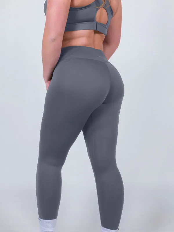 CloudNine™ High Rise Legging - Steady Grey made by SHEFIT