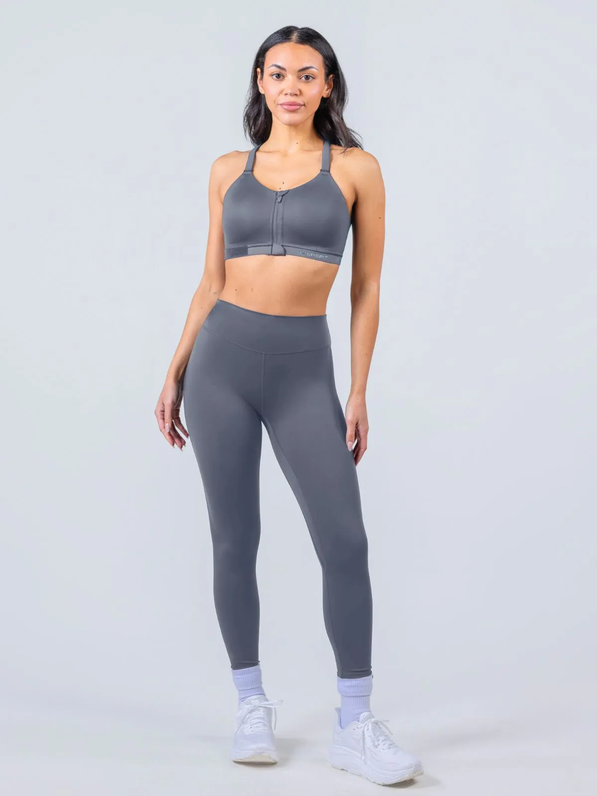 CloudNine™ High Rise Legging - Steady Grey sold by SHEFIT product image thumbnail 4