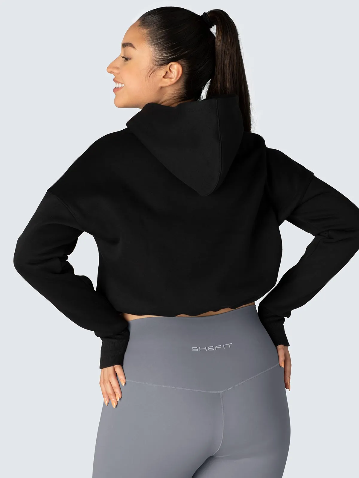 Comfort Hoodie - Black sold by SHEFIT product image thumbnail 4