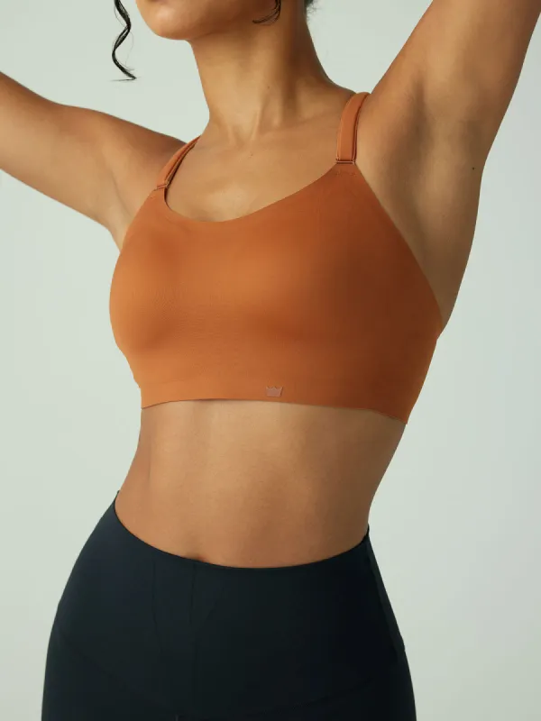 Flex-Lite Sports Bra - Mocha Bisque sold by SHEFIT
