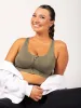 Lounge Bra - Deep Lichen Green sold by SHEFIT