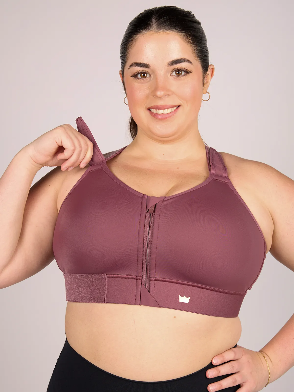 Flex Sports Bra™ - Dark Raisin sold by SHEFIT product image thumbnail 4