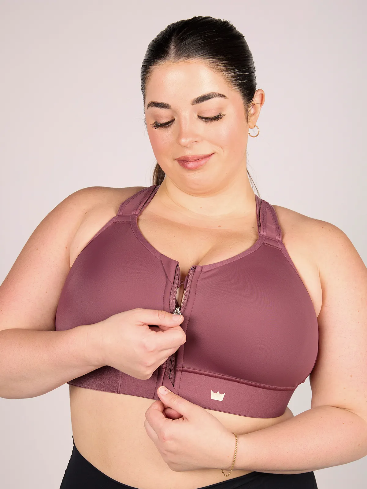 Flex Sports Bra™ - Dark Raisin sold by SHEFIT product image thumbnail 2