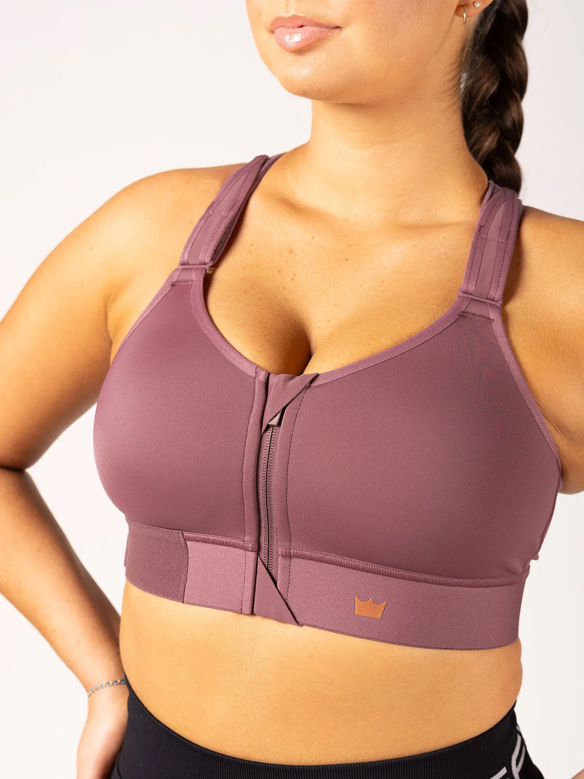 Flex Sports Bra™ - Dark Raisin sold by SHEFIT