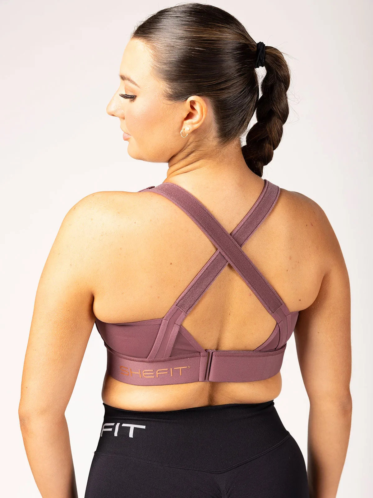 Flex Sports Bra™ - Dark Raisin sold by SHEFIT product image thumbnail 5