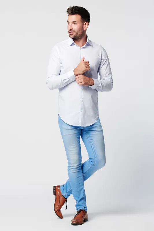 Shirt - Slim Fit - Blue Diamond (last stock) sold by SKOT Fashion