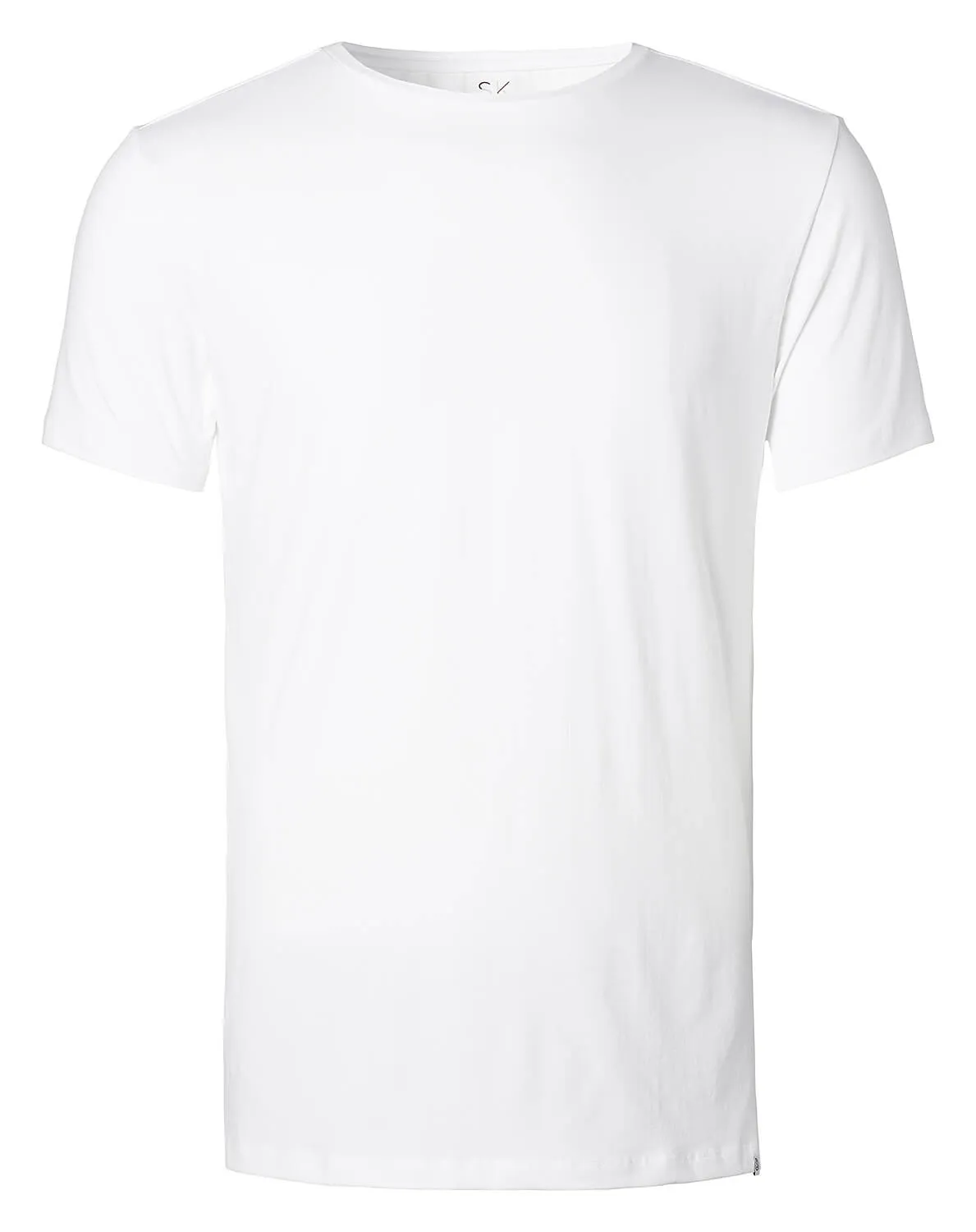 T-shirt White Round Neck Men | 2-pack | Slim Fit sold by SKOT Fashion product image thumbnail 2