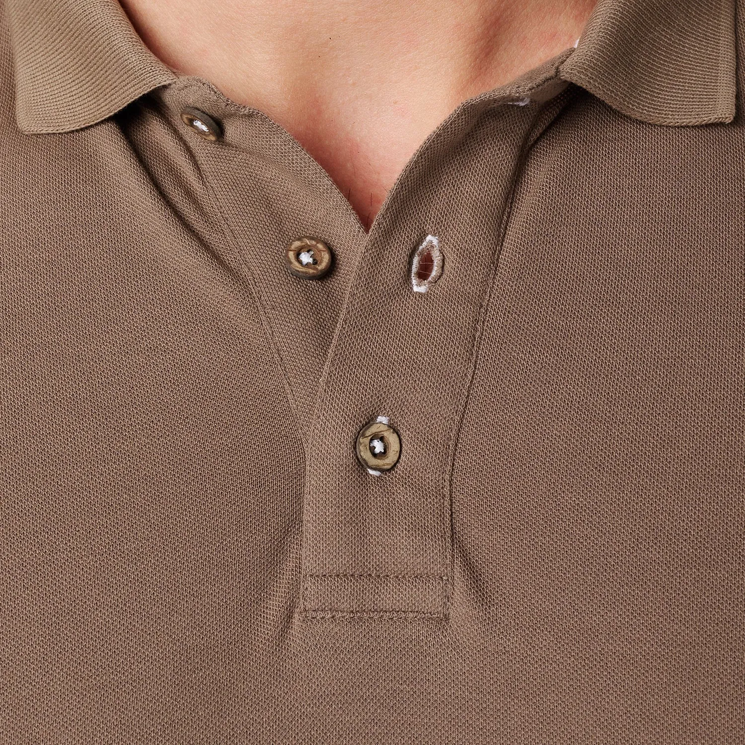 Polo - Sustainable - Walnut sold by SKOT Fashion product image thumbnail 4